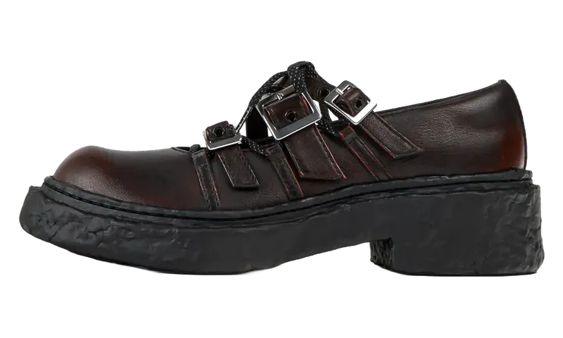 Camperlab Vamonos Loafers “Black / Orange” | A500044-003