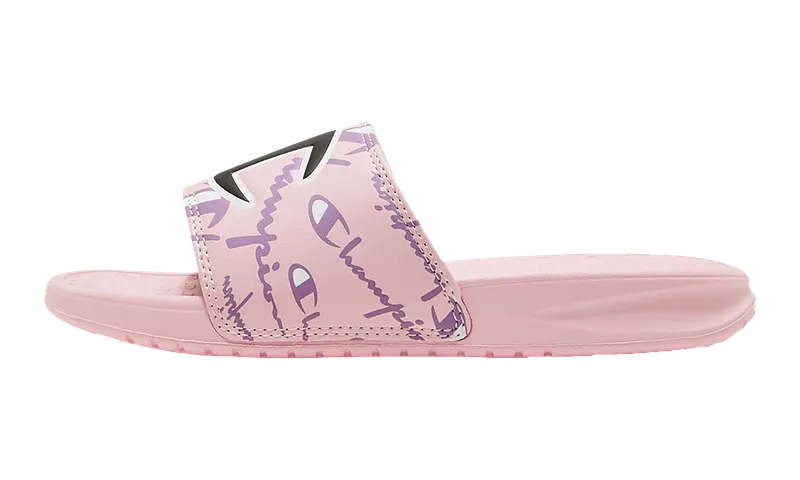 Champion Super Slides Warped PS “Pink Candy / White / Tinted Lavender” | CP101091P