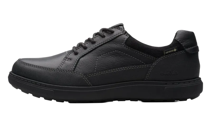 Clarks Mapstone Lo Gore-Tex “Black Leather” | 26180265