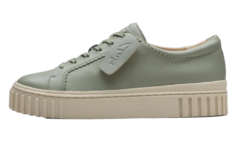 Clarks Mayhill Bay “Light Green Leather” | 26181208