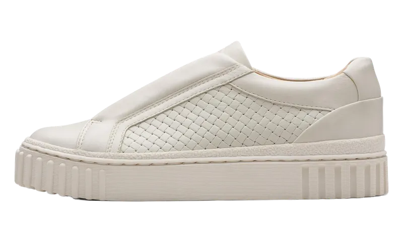 Clarks Mayhill Bay “Off White Leather” | 26181207