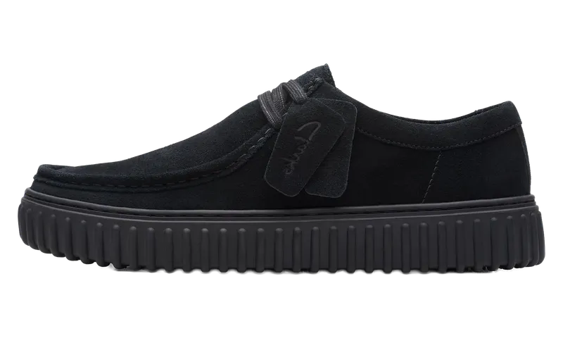 Clarks Torhill Lo “Black Suede” | 26172019