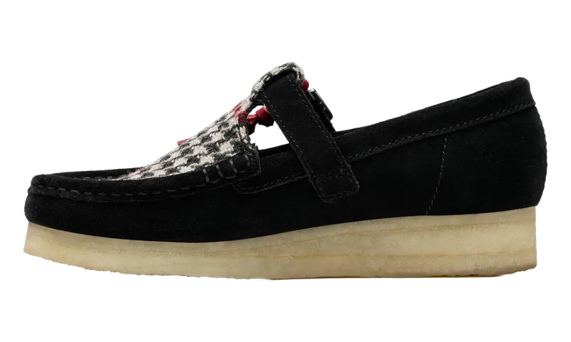 Clarks Wallabee T Bar “Black Tweed Combi” | 26183811