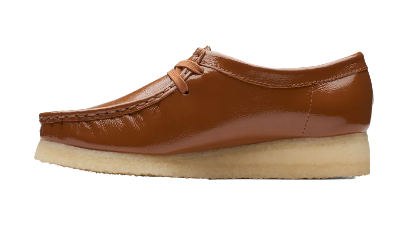Clarks Wallabee “Dusk Brown Pat” | 26176553