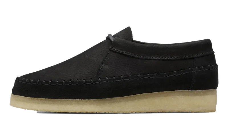 Clarks Weaver Tie “Black Suede” | 26172542