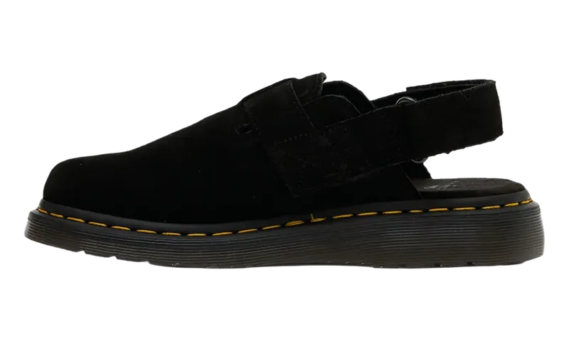Dr Martens Jorge II Suede Slingback Mules “Black” | 31563001