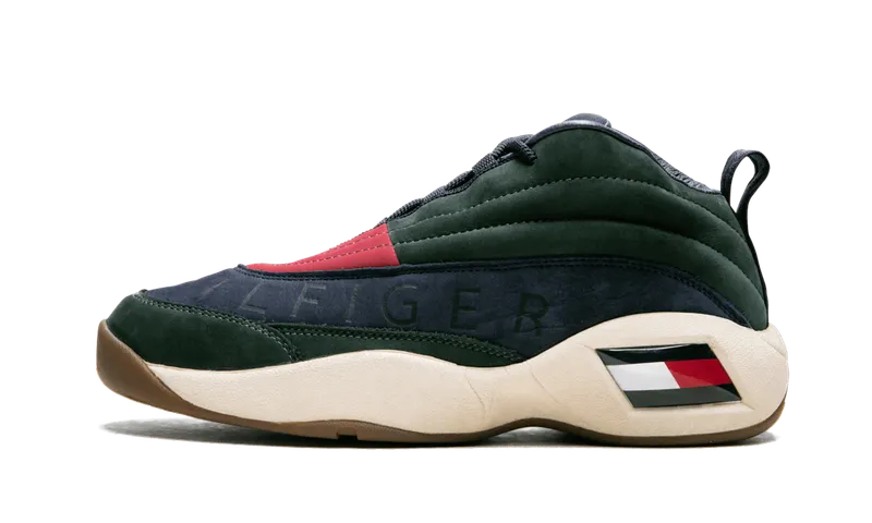 Tommy Hilfiger Skew Lux Basketball Sneaker Kith Green | KH9243-106