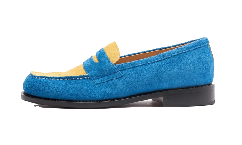 Hender Scheme Typical Color Exception Loafer “Blue/Yellow” | TCE-LF