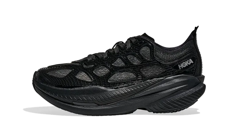 Hoka Mach X Caged “Black” | 1168932-BMD