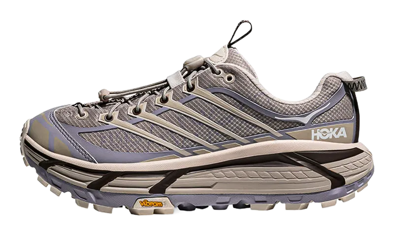 Hoka Mafate Three2 “Wordmark Putty Foggy Grey” | 1175490-PFG