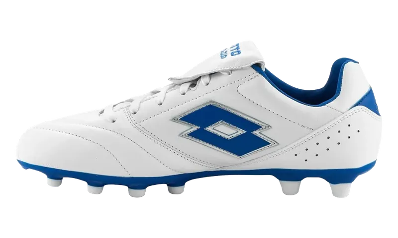 Lotto Stadio 200 III FG “White / Blue” | 218126-1X5