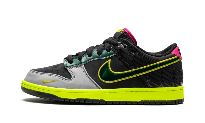 Nike Dunk Low UO PREM “What The Duck Home” “Black / Vivid Pink / Volt / Apple Green” | HV1454-001