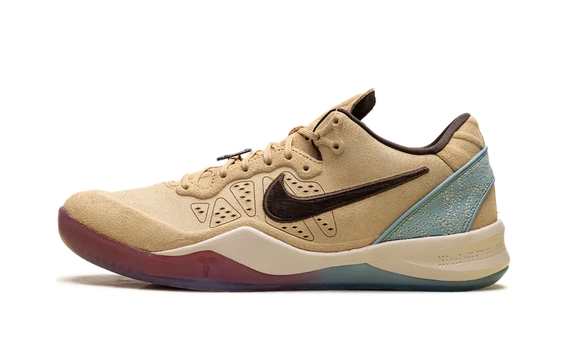 Nike Kobe 8 Protro “Siempre Mio” “Light Orewood Brown / Baroque Brown / Summit White / Red Stardust / Ocean Cube / Metallic Dark Grey” | IM1820-100