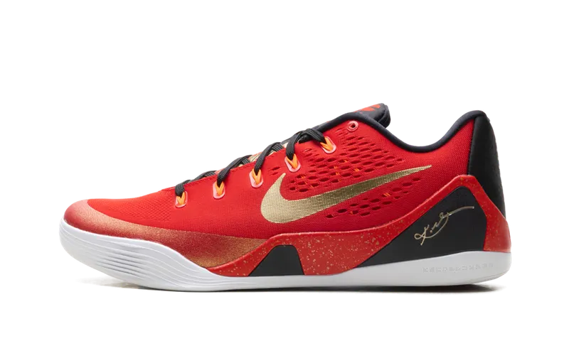 Nike Kobe 9 EM “China” “University Red / Metallic Gold / Black” | IH1400-600