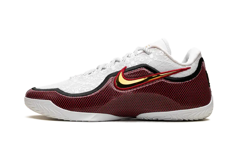 Nike LeBron 23 Grand Opening “White Metallic Gold University Red Black (Solid Outsole)” | IB9563-100