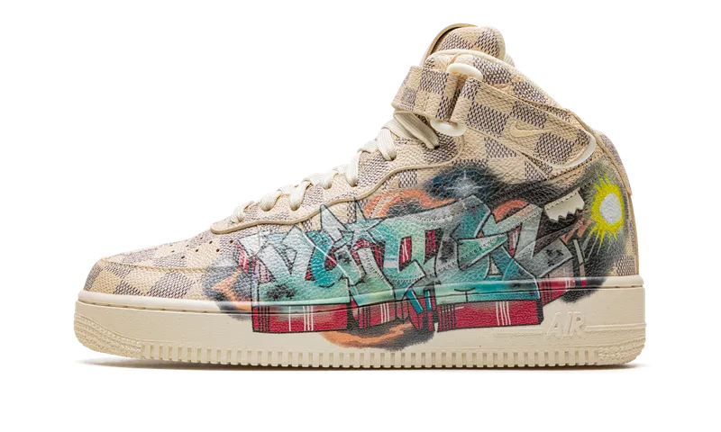 Nike Louis Vuitton Air Force 1 Mid “Virgil Abloh – Graffiti” | 1A9VE0
