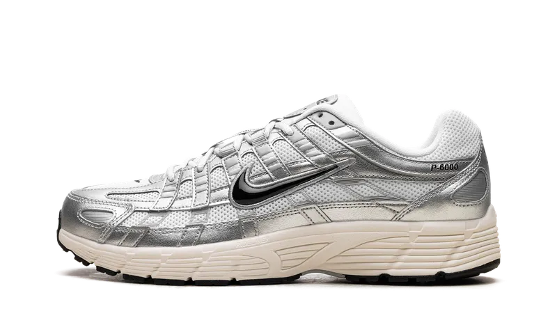 Nike P-6000 (white / black / metallic silver / flt silver) – CD6404-105 “White/Metallic Silver/Flat Silver/Black” | CD6404-105