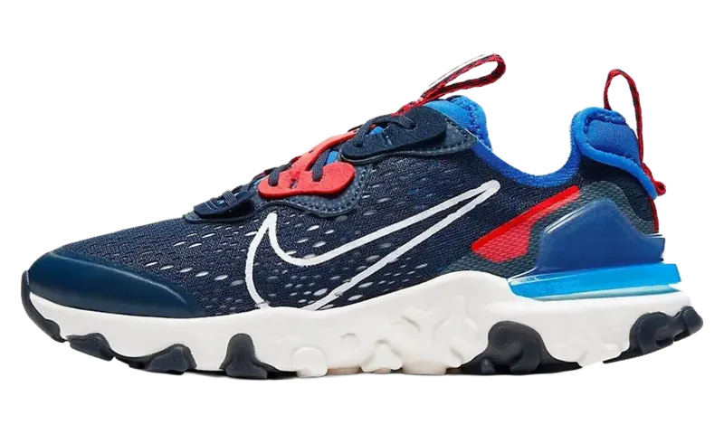 Nike React Vision’Midnight Navy’ GS Midnight Navy/White/Soar “Midnight Navy/Midnight Navy/White” | CD6888-400
