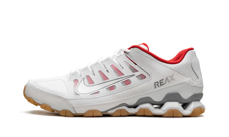 Nike Reax 8 TR “White Wolf Grey Chile Red” | 621716-103