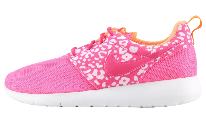 Nike Roshe One Print (GS) “PINK/WHITE” | 677784-603
