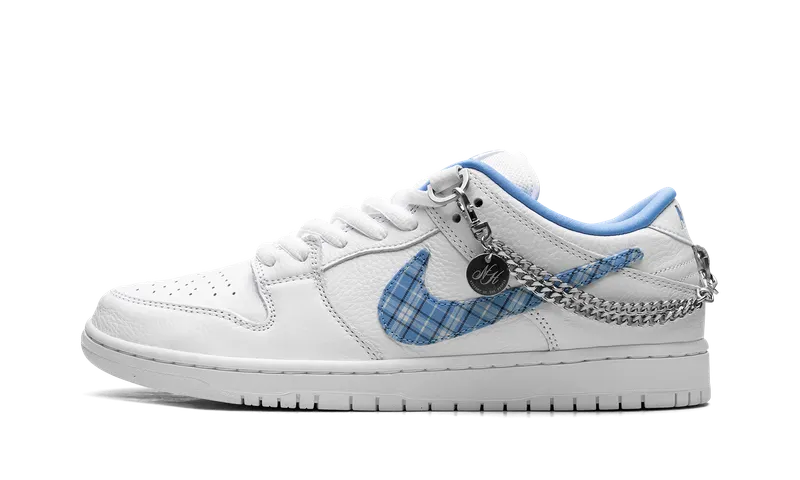 Nike SB Dunk Low “Nicole Hause” “White / University Blue / Midnight Navy / Pure Platinum” | FZ8802-100