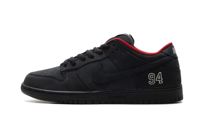 Nike SB Dunk Low “Supreme – Black” “Black / Black-black” | HQ8487-001