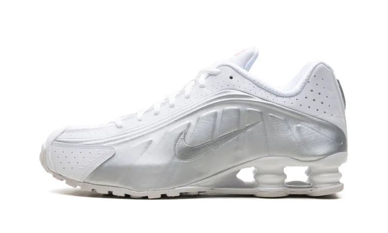 Nike Shox R4 (white / metallic silver / white) – HQ1988-101 “White/Bright Crimson/Metallic Silver” | HQ1988-101