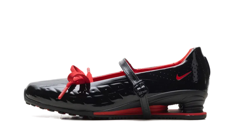 Nike Shox Z Calistra “LABELHOOD” “Black / University Red” | IW7881-001
