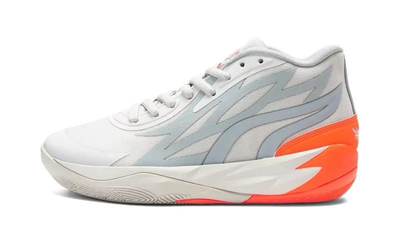 Puma LaMelo Ball MB.02 JR “Platinum Gray Ultra Orange” | 378358-02