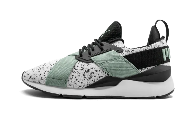Puma MUSE SOLST “White Aquifer Black” | 367050-01