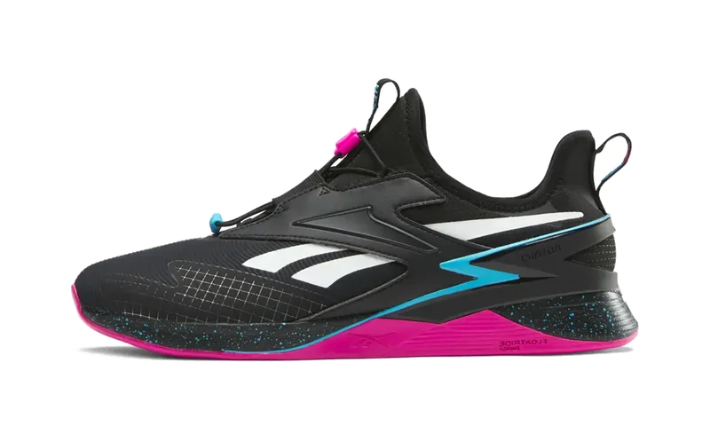 Reebok Nano X3 Froning “Core Black / Laser Pink / Bold Cyan” | 100074-781