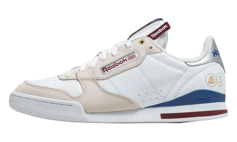 Reebok Phase 1 Footpatrol x Highs and Lows Common Youth White/White-Cobalt-Merlot | CN6136