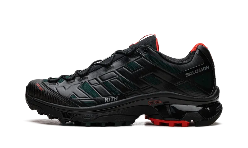 Salomon XT-4K KITH “Kithmas Black” “Black / Scarab / Fiery Red” | L4777230032