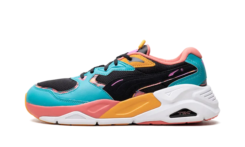 TRC MIRA LAVA “Puma Black / Deep Aqua / Salmon / Multi-Color” | 388410-01