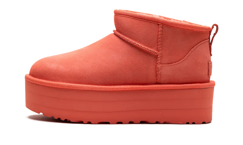 Ugg Classic Ultra Mini Platform Boot “Vibrant Coral” | 1135092-VCRL