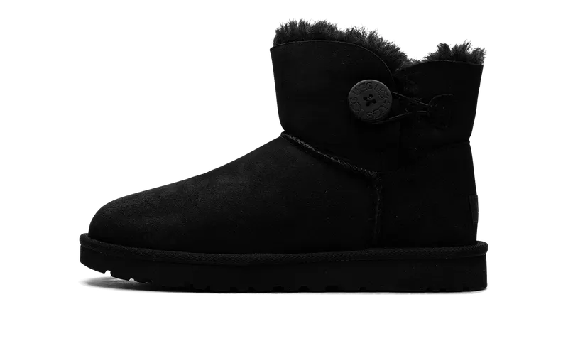 Ugg Mini Bailey Button Boot “Black” | 1016422-BLK