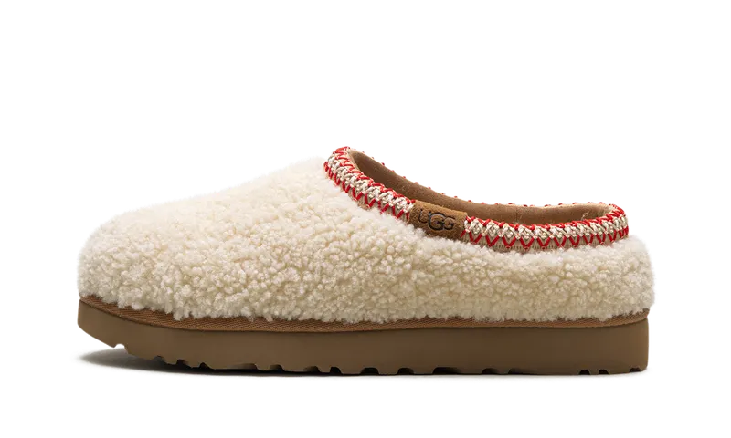 Ugg Tasman Maxi Curly Slipper “Natural” “White” | 1158356-NAT