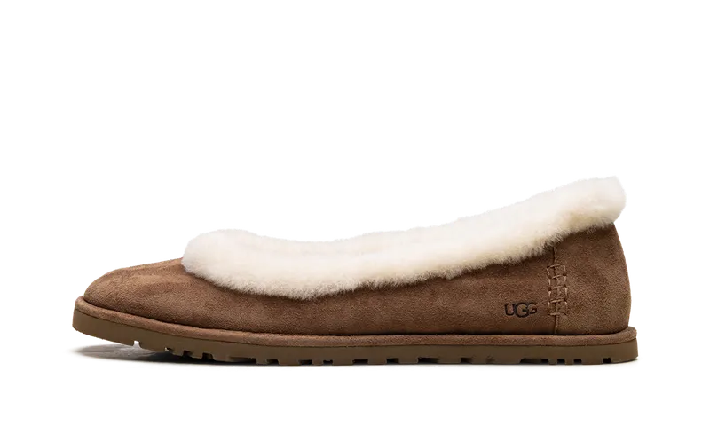 Ugg Zora Ballet Flat “Chestnut” “Brown” | 1178111-CHE