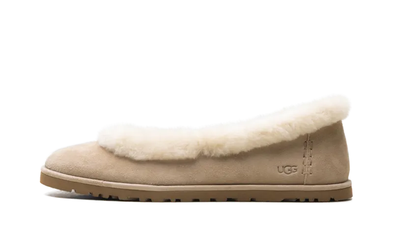 Ugg Zora Ballet Flat “Sand” | 1178111-SAN
