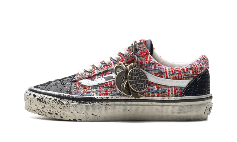 Vans Premium Old Skool “Charms Red Black” “Multi” | VN000D9VBOS