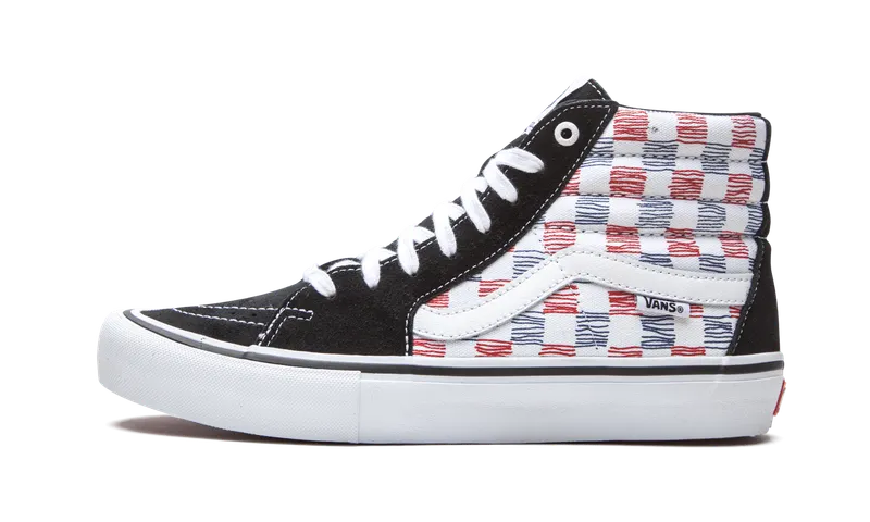 Vans SK8-HI “Sketched Checkerboard” | VN0A45JD2MB
