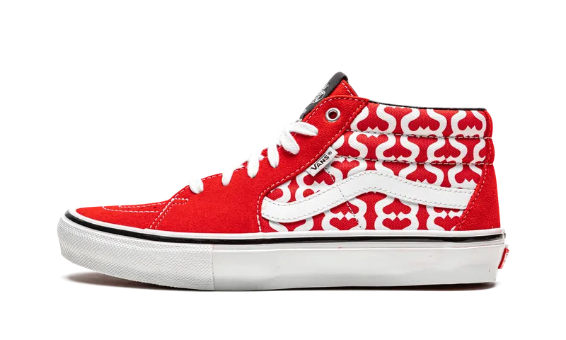 Vans Skate Grosso Mid “Supreme – Monogram S – Red” | VN0A5KS15XS