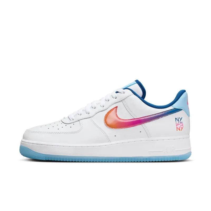 Nike Air Force 1 Low ’07 PRM NY vs. NY “White / Court Blue / Hyper Pink” | HF4833-100