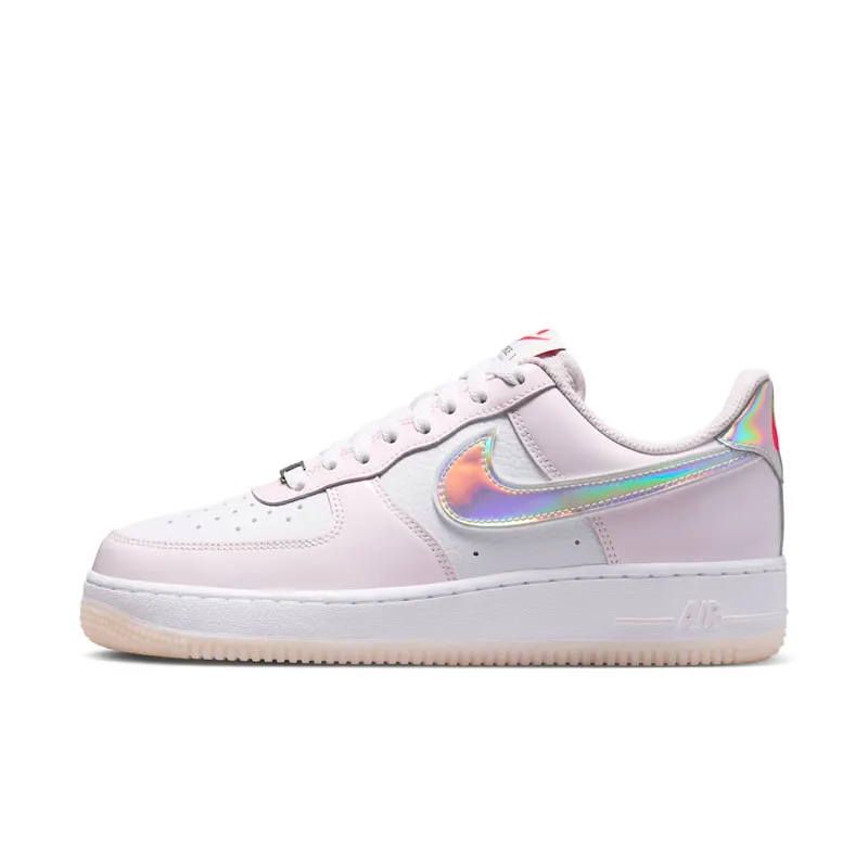 Nike Air Force 1 Low – “White / Pearl Pink / Flash Crimson / Metallic Silver” | IW7589-100