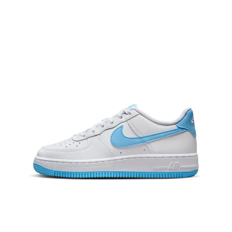 Nike Air Force 1 Low White Aquarius Blue “White / White / Aquarius Blue” | FV5948-107