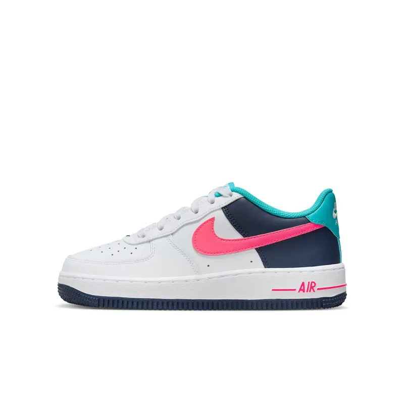 Nike Air Force 1 Low White Thunder Blue Dusty Cactus Racer Pink | HF4793-100