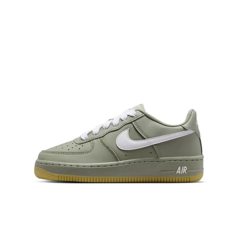 Nike Air Force 1 Low LV8 Light Army Gum White “Light Army / Gum Light Brown / Metallic Silver” | HQ1911-300