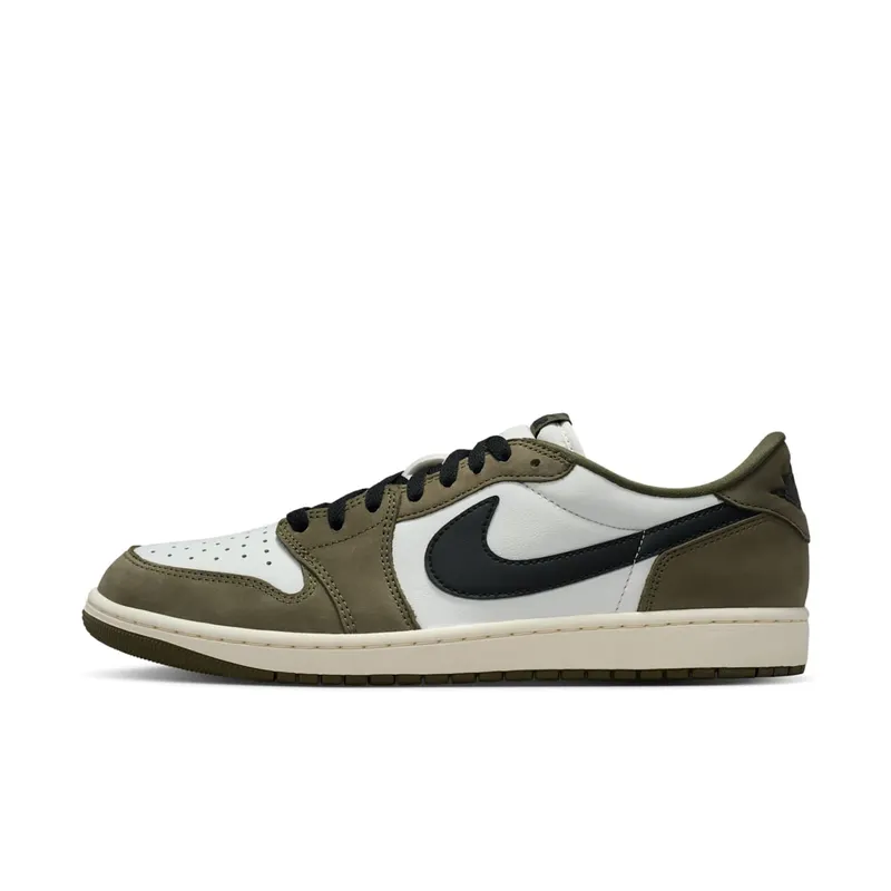 Air Jordan 1 Low “Medium Olive” “Medium Olive/Black/Summit White/Sail” | HQ6998-200