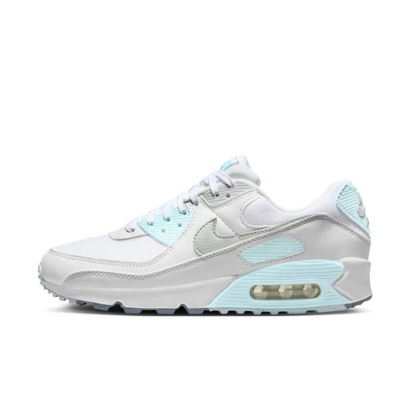 Nike Air Max 90 White Glacier Blue “White / Glacier Blue / Wolf Grey” | DH8010-104