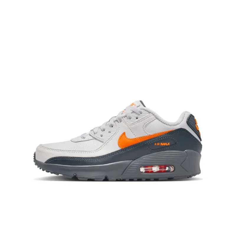 Nike Air Max 90 SE Vast Grey Safety Orange “Vast Grey / Anthracite / White” | IF2623-003